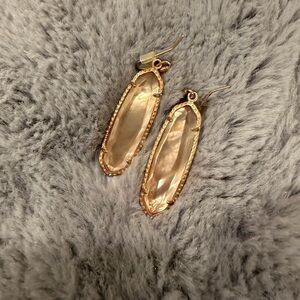 Kendra Scott Gold Oval Earrings
